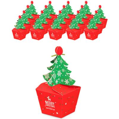 어린이집크리스마스선물 인디케이 크리스마스 메리트리 상자 소 20p, 혼합색상, 20개