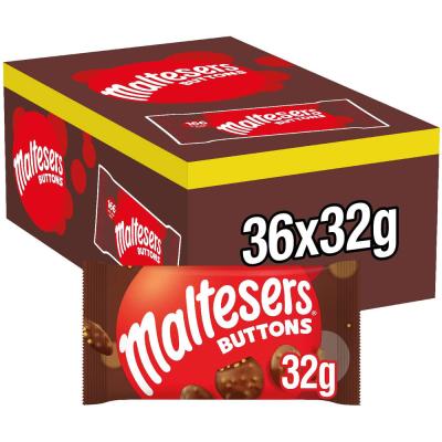 몰티져스 버튼 Maltesers Buttons Chocolate 몰티져스 버튼 초콜릿 32g 36개입