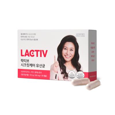 락티브질유산균 락티브 시크릿케어 유산균 350mg x 30캡슐 (1개월) 프로바이오틱스 영양제 락토바실러스 아연 여성 질 유래, 단일상품