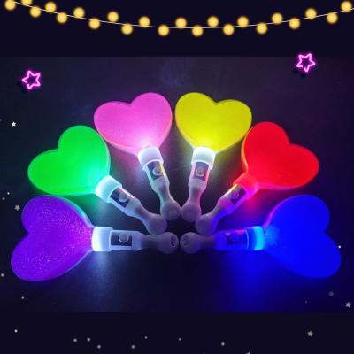 응원봉 도매파티 야광 LED 파티 용품, 1개, 21-3 LED 미니 하트 응원봉 핑크_GCU50