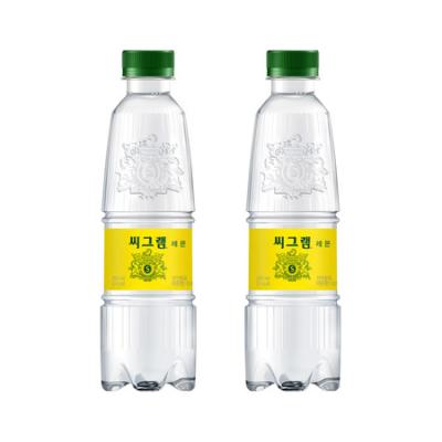 씨그램 더탄산 [무료배송]씨그램 레몬 350ml X 24PET/탄산/음료수/생수, 상세페이지 참조