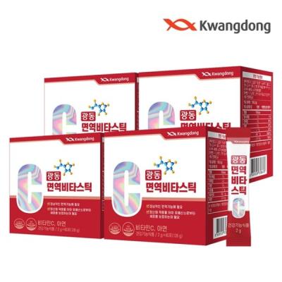 비타스틱 광동 면역비타스틱 4박스 8개월분 (2g x 60포)