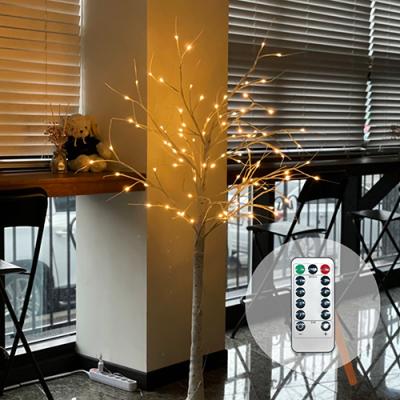 크리스마스소품 소소 LED 자작나무 무드등 트리 화이트 150cm, 화이트(150cm)