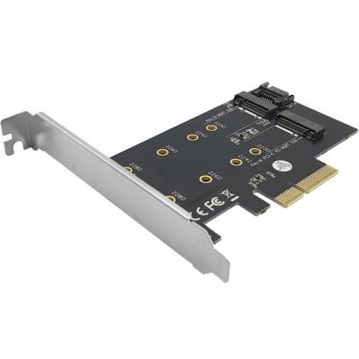 램 M.2 SATA PCI-Express SSD 변환 아답터 카드 데스크탑용 NVMe NGFF 겸용 LS-PCIE-M2SATAN, LS-PCIE-M2SATAN